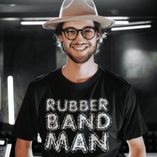 RETRO MEN'S RUBBER BAND MAN T-SHIRTS