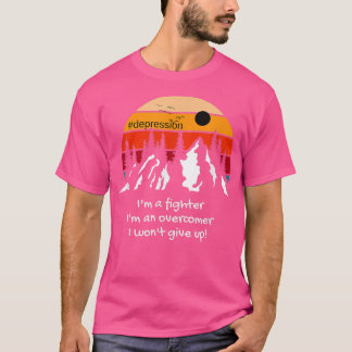 Retro Mental Health Awareness Depression Anxiety C T-Shirt