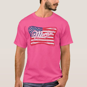 Retro Merica Since 1776 4th of July Independence P T-Shirt
