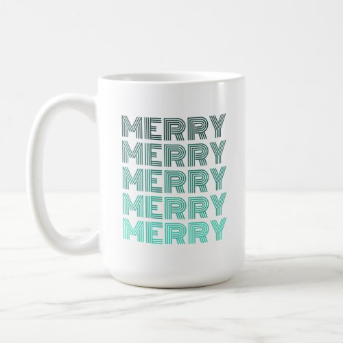 Retro Merry Christmas Coffee Mug