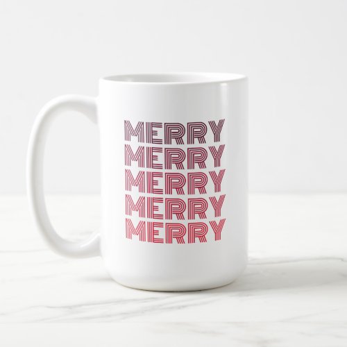 Retro Merry Christmas Coffee Mug