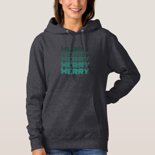 Retro Merry Christmas Hoodie