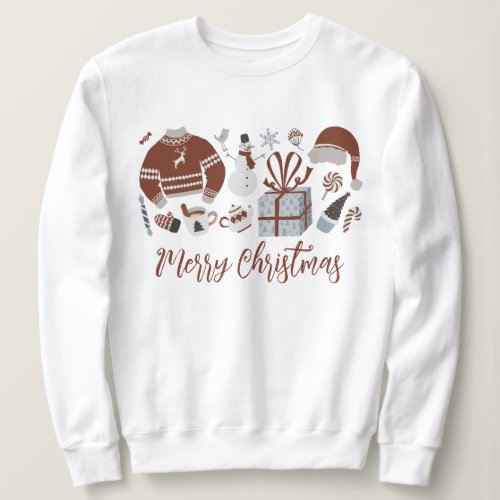 Retro Merry Christmas Sweater