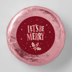 Retro Merry Holiday Party Dipped Oreo Cookie Favors