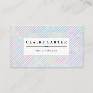 Retro Metallic Background Business Card