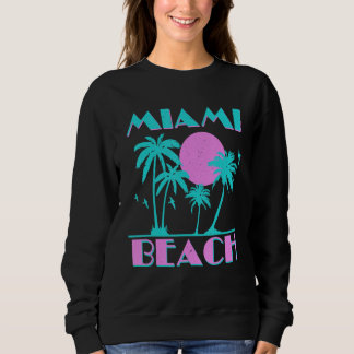 Retro Miami Beach Shirt 70s 80s Style Vintage Men