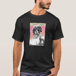 Retro Michelangelo 90s Aesthetic Vaporwave Meme I T-Shirt