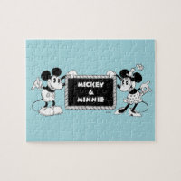 Retro Mickey & Minnie Jigsaw Puzzle
