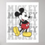 Retro Mickey Mouse Poster