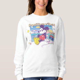 Retro Mickey Positive Vibes Only Sweatshirt