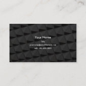 retro microphone business card (Back)