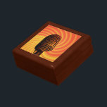 Retro Microphone custom gift / jewelry box<br><div class="desc">Using the "customize it" function,  add your own text if you wish. See my store for more items with this design.</div>