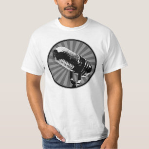 Retro Microphone Graphic T-Shirt