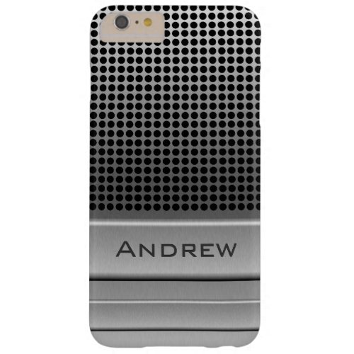 Retro Microphone Name Template Barely There iPhone 6 Plus Case