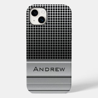 Retro Microphone Name Template Case-Mate iPhone 14 Plus Case