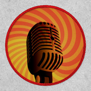 Retro Microphone Patch