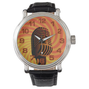Retro Microphone watches
