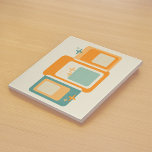 Retro Mid Century Geometric Abstract Teal Orange Ceramic Tile<br><div class="desc">Add a touch of vintage charm to your space with this Retro Mid Century Geometric Abstract Teal Orange Ceramic Tile. Featuring bold rectangles and whimsical stars, this vibrant tile brings a nostalgic yet modern flair to any decor. Perfect for those who love unique, stylish designs inspired by the 1950s and...</div>
