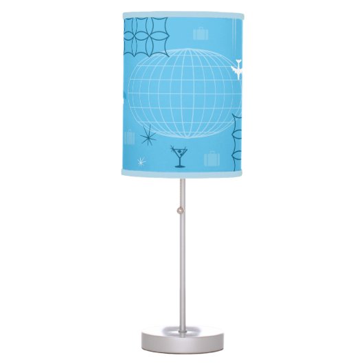 Retro Mid-Century Jet-Age Style Table Lamp (Front)