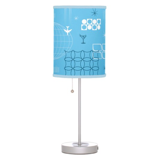 Retro Mid-Century Jet-Age Style Table Lamp (Right)