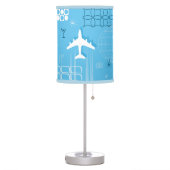 Retro Mid-Century Jet-Age Style Table Lamp (Left)