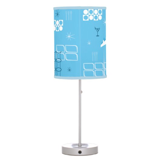 Retro Mid-Century Jet-Age Style Table Lamp (Back)