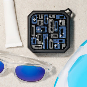 Retro Mid Century Modern Abstract Bluetooth Speaker