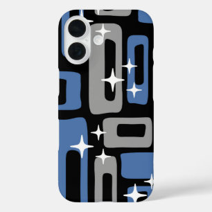 Retro Mid Century Modern Abstract iPhone 16 Case