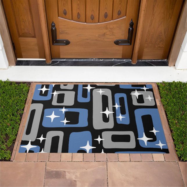 Retro Mid Century Modern Abstract Doormat (Outdoor)