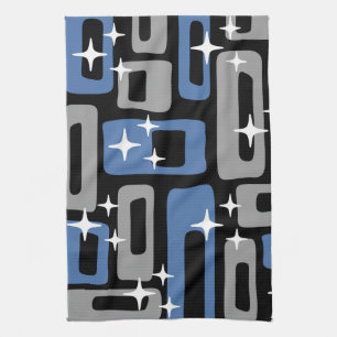 Retro Mid Century Modern Abstract Kitchen Towel