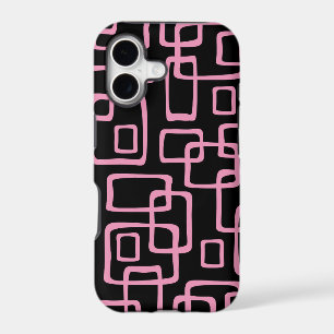 Retro Mid Century Modern Abstract Pattern iPhone 17 Case