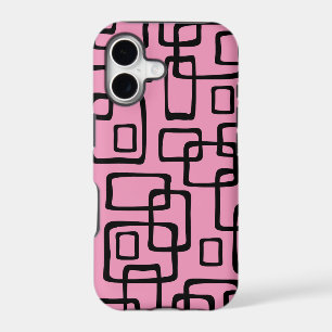 Retro Mid Century Modern Abstract Pattern iPhone 17 Case