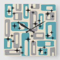 Retro Mid Century Modern Abstract Pattern