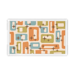 Retro Mid Century Modern Acrylic Tray