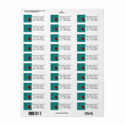 Retro Mid Century Modern Address Labels | Zazzle