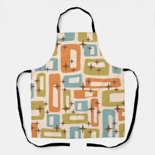 Retro Mid Century Modern Apron