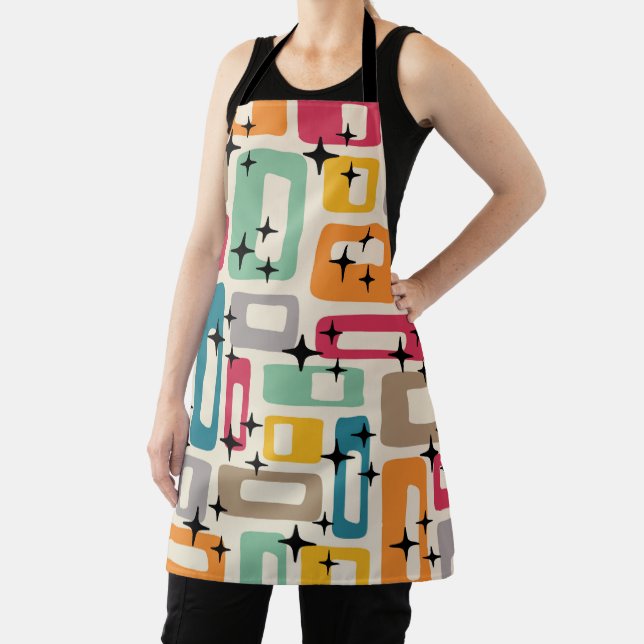 Retro Mid Century Modern Apron (Insitu)