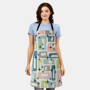 Retro Mid Century Modern Apron