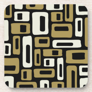 Retro Mid Century Modern Beverage Coaster