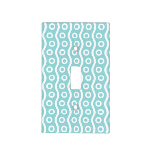 Retro Mid Century Modern Bubble Pattern Light Switch Cover