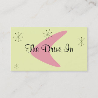 Retro Mid Century Modern Business Card