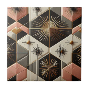 Retro Mid Century Modern Ceramic Tile