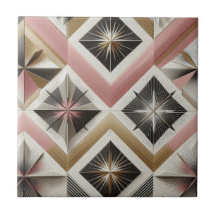 Retro Mid Century Modern Ceramic Tile