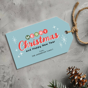 Retro Mid-century Modern Christmas Gift Tags