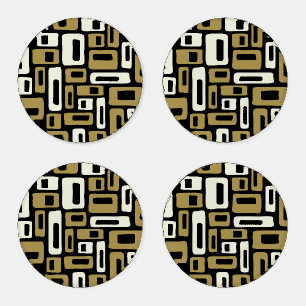 Retro Mid Century Modern Coaster Set