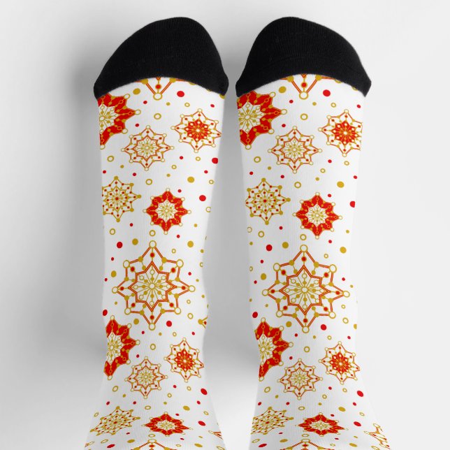 Retro Mid-Century Modern Design Socks (Top)