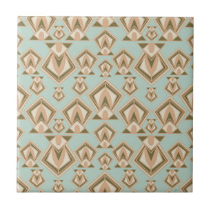 Retro Mid Century Modern Diamond Ceramic Tile