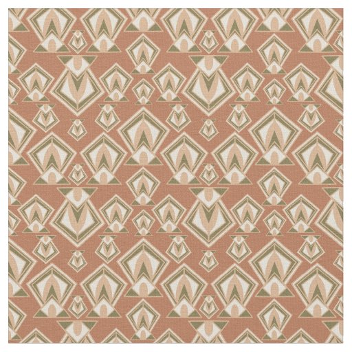 Retro Mid Century Modern Diamond Fabric