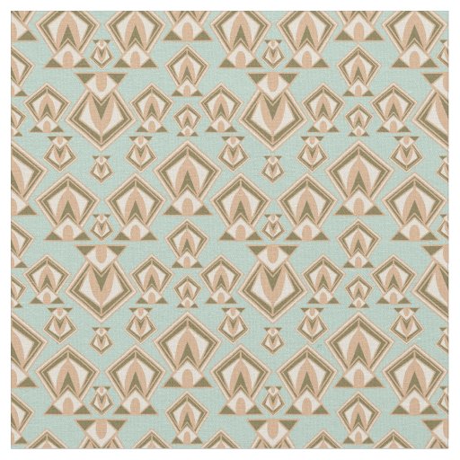Retro Mid Century Modern Diamond Fabric