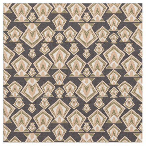 Retro Mid Century Modern Diamond Fabric